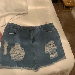 Denim skirt